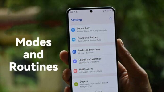 Modes-Routines Samsung-Galaxy