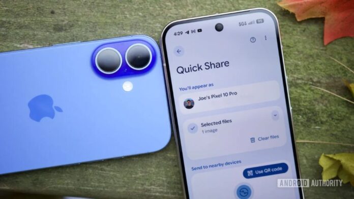 airdrop-quick-share Galaxy S25 FE